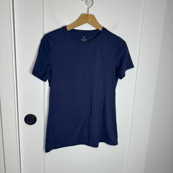 Bluffworks Threshold Navy Blue Crewneck T-shirt Standard Fit Size Small Women’s - Picture 2 of 5